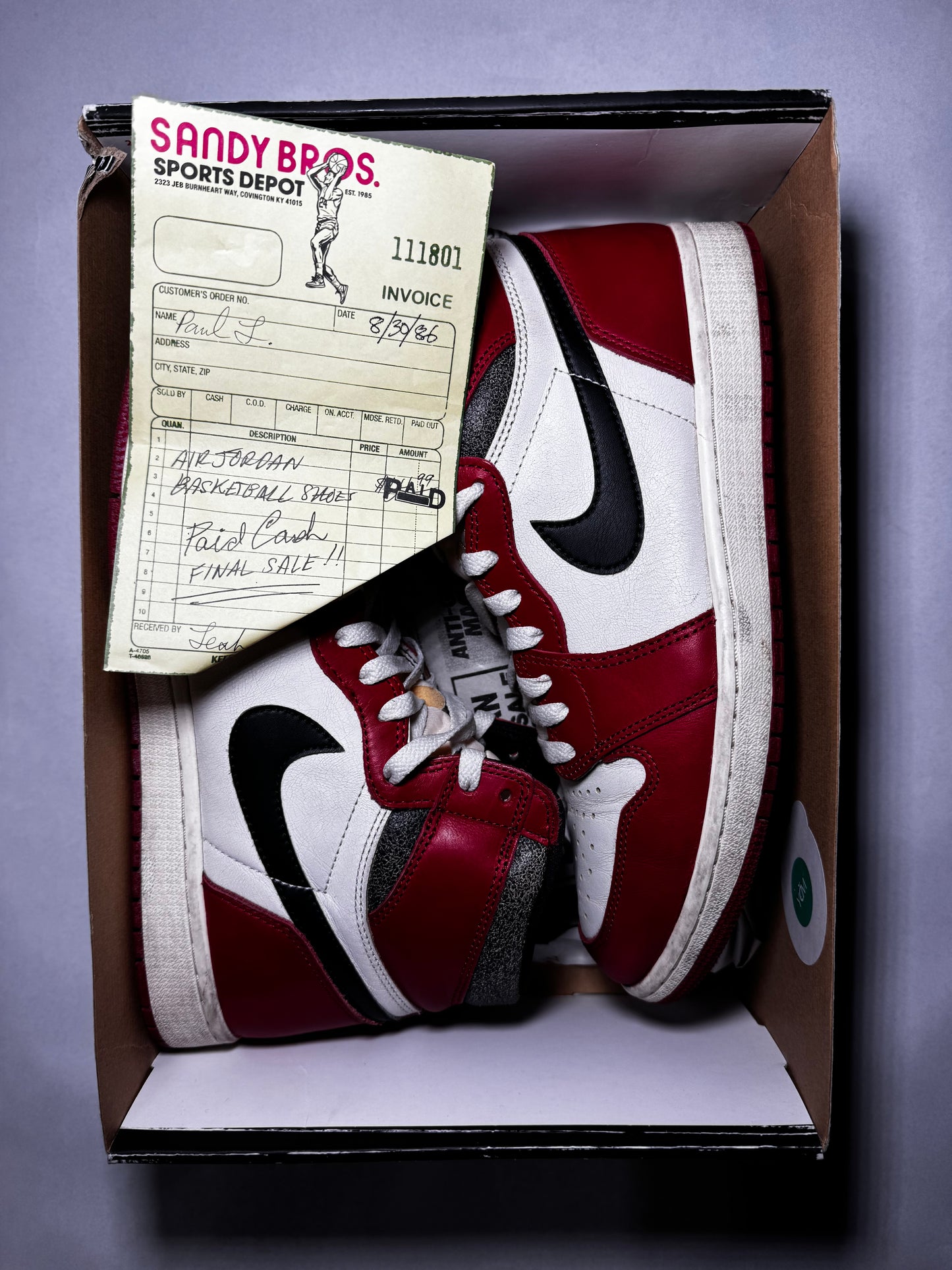 Jordan 1 “Lost & Found”