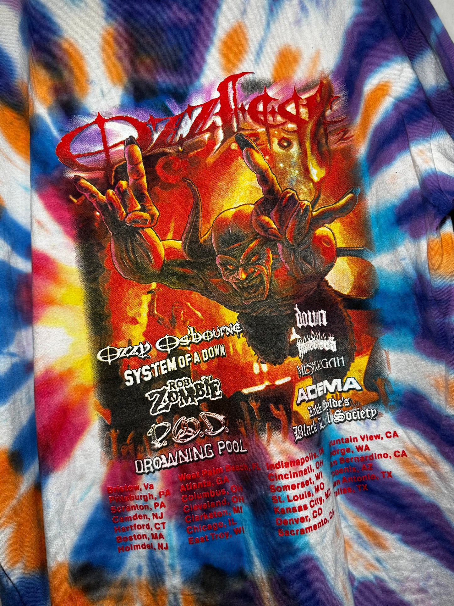 Vintage 2002 Ozzfest Tee