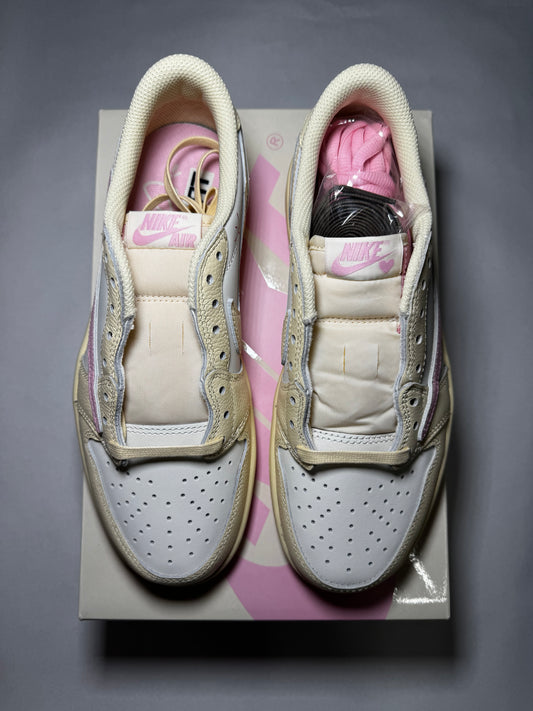 Travis Scott Jordan 1 Low “Shy Pink”