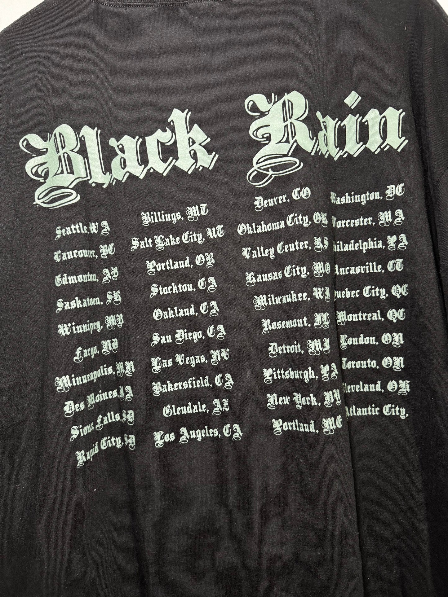 Vintage Ozzy “Black Rain” 2007 Tee