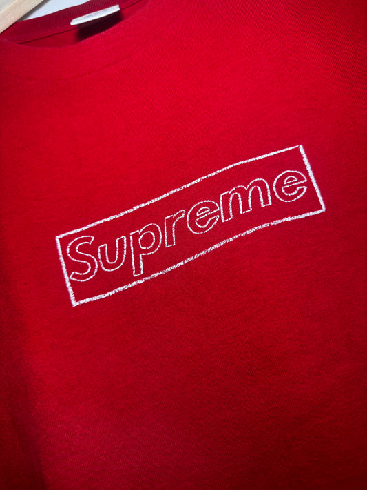 Supreme Kaws Box Logo Tee