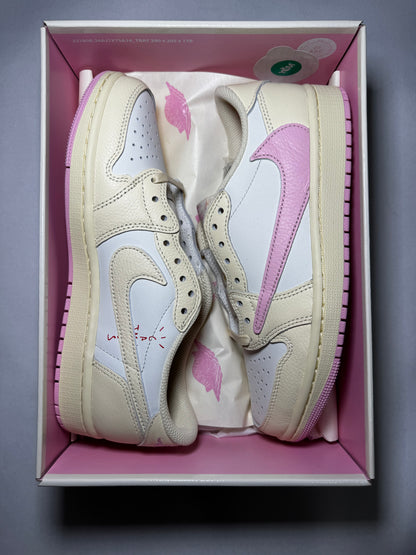 Travis Scott Jordan 1 Low “Shy Pink”