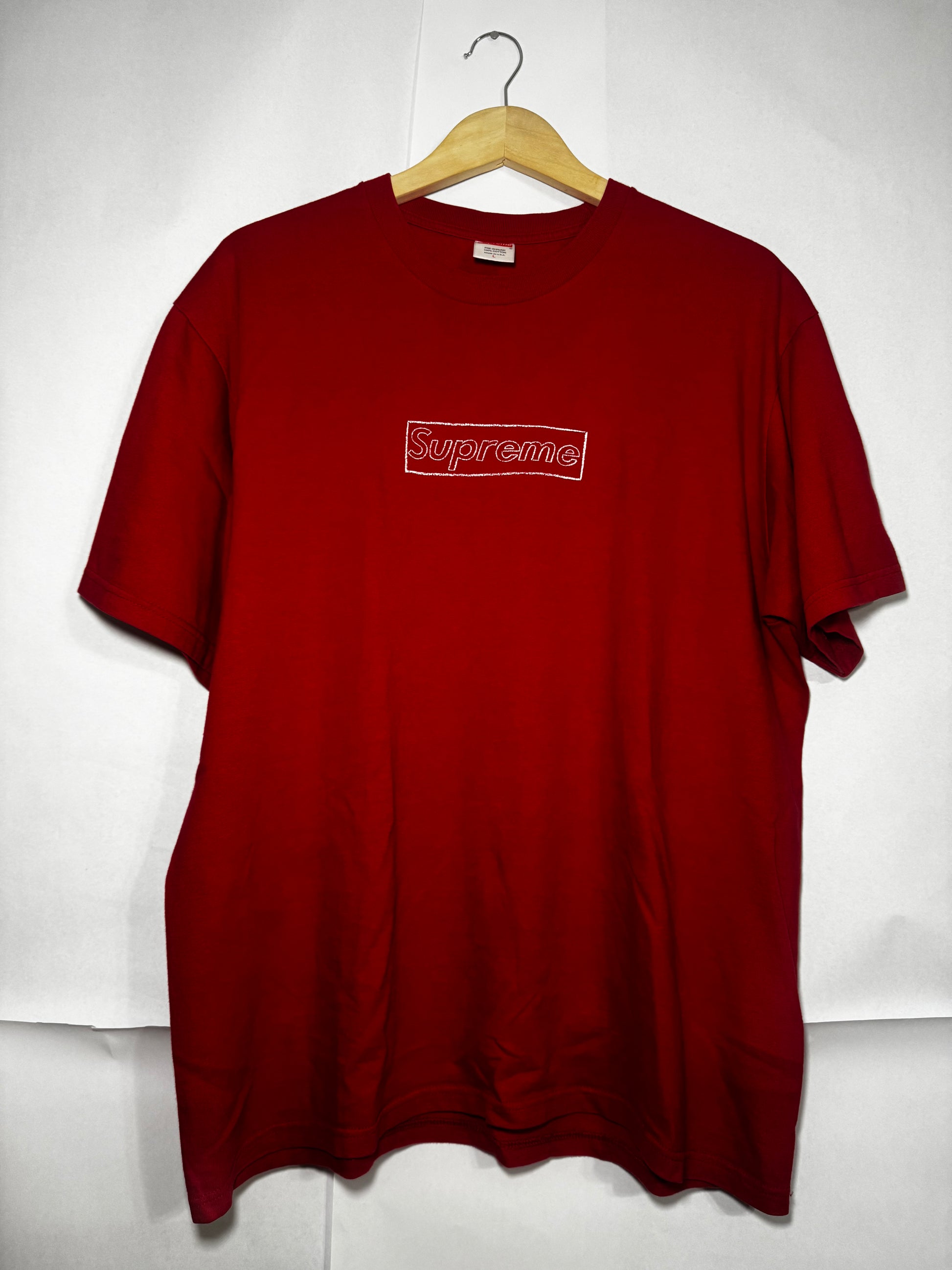 Supreme Kaws Box Logo Tee - LAFAMILIAOKC