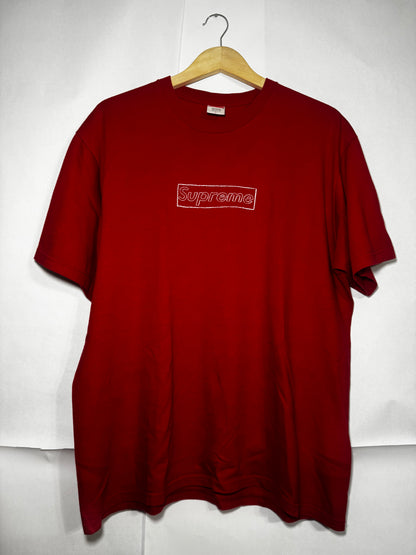 Supreme Kaws Box Logo Tee - LAFAMILIAOKC